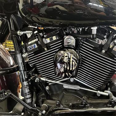 Чохол для клаксона рогу з черепом Harley Custom, аксесуар для декору