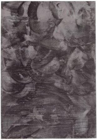 Пергам Розкішний супер м'який килим для вітальні зі штучного хутра Перламутровий однотонний колір круглий і квадратний 80 х 150 см