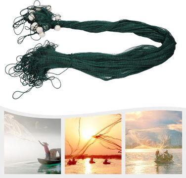 Рибальська сітка-невід 3x20 м з поплавцем та вантажами, тралова сітка з дрібними ячейками 1,5 см для лову риби-мальків, тканина з поліетилену ручного в&39язання, сачок для лову теляти на річку, озеро та пляж.