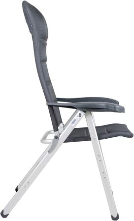 Крісло для кемпінгу Crespo XXL AL/238-DL, темно-сіре, одномісне