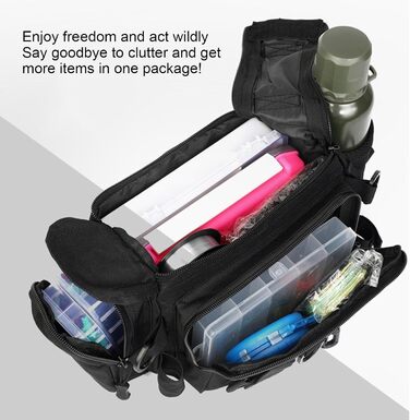 Чоловіча поясна сумка для походів, поясна сумка для походів - переносна сумка для риболовних снастей Сумка для риболовлі через плече, поперекова сумка для активного відпочинку, походів, скелелазіння