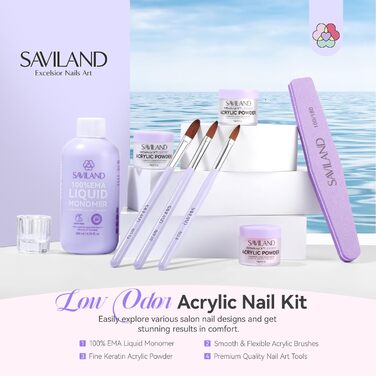 Стартовий набір для манікюру Saviland (8 шт.)