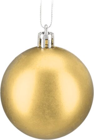 Різдвяні кульки наборі з 150 шт золоті Relaxdays