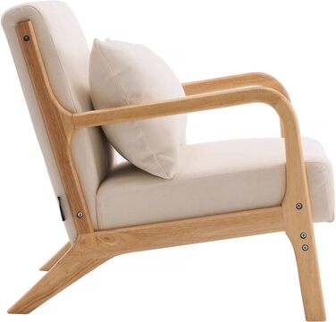 Крісло Habitat et Jardin Clinton у скандинавському стилі - бежеве