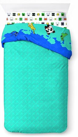 Бавовна Комплект постільної білизни з 3 предметів 135x200 см Односпальне ліжко - підковдра простирадло 90x200 см наволочка 50x70 с