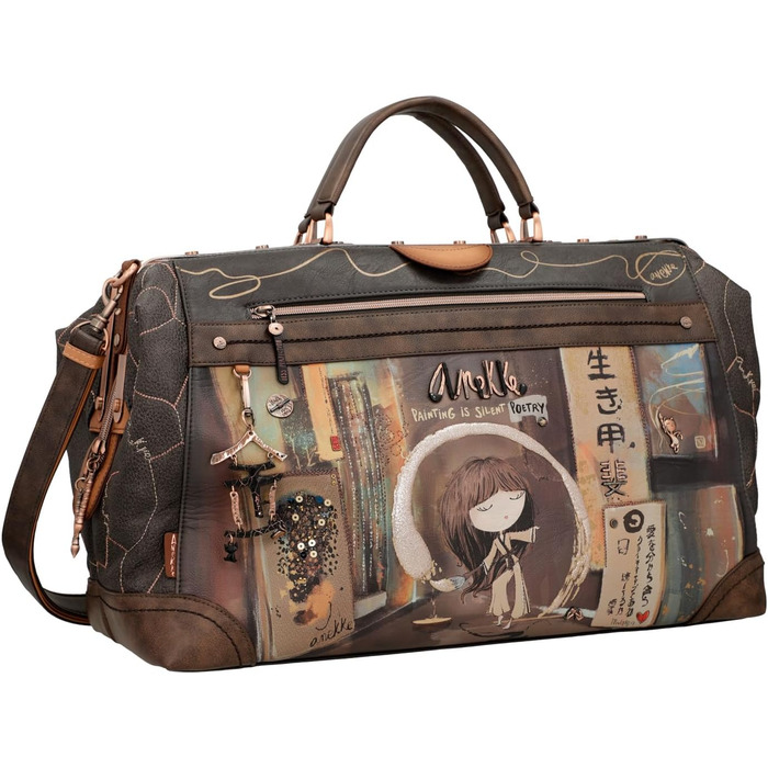 Дорожня сумка Anekke Shoen Brown Weekender 49 см