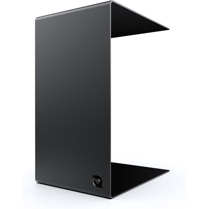 Берлінський журнальний столик Металевий Високоякісне порошкове покриття Журнальний столик Стіл для вітальні Столик для ноутбука Підставка для дивана Підходить для використання всередині та зовні приміщень Чорний C-подібний 50 см