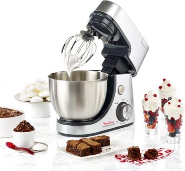 Кухонний комбайн Moulinex, 1100 Вт, набір для випічки, блендер, овочерізка з аксесуарами для Македонії, м'ясорубка, міні-подрібнюв