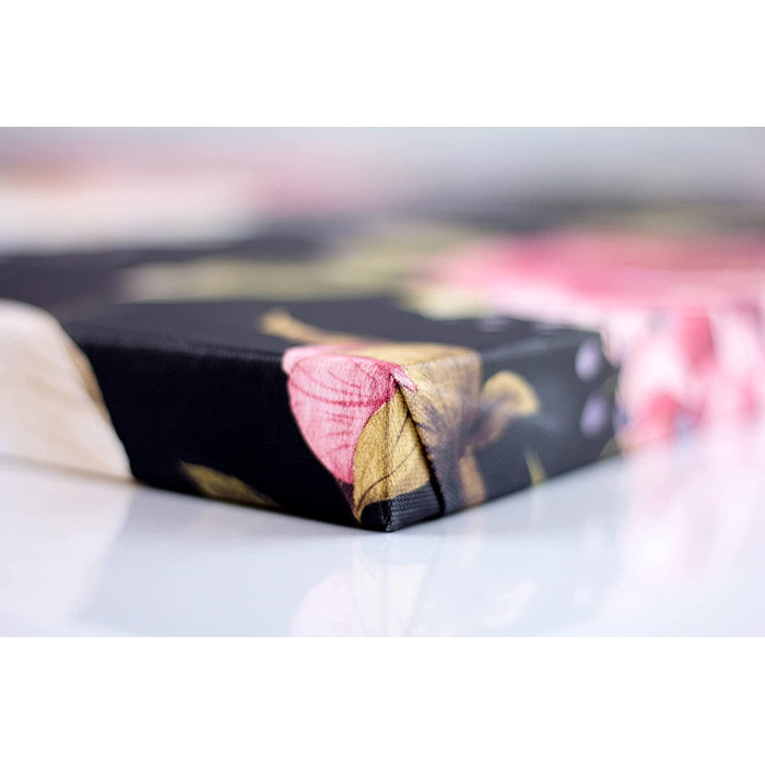 Картини Панорама Ліс Туман зелена Природа 145 х 45 см - Сучасна спальня Пейзаж Великий полотно Полотно Картина настінний живопис Д