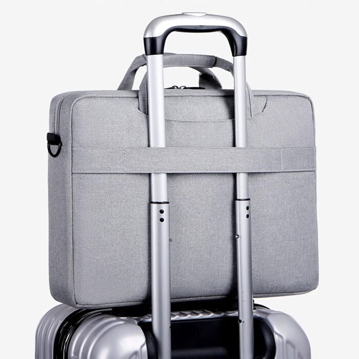 Сумка через плече COSSIKA, ноутбук 14-15 дюймів, ділова сумка для чоловіків і жінок, велика місткість, сумка через плече