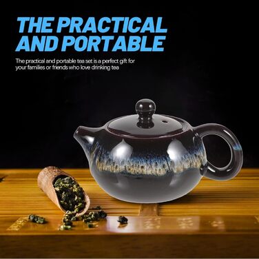 Набір для чаювання, керамічний, портативний, високої якості, в різних кольорах, для офісу та дому