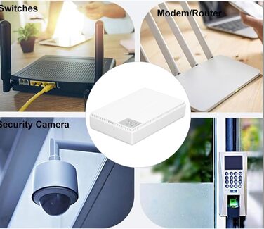 Міні-UPS акумулятор резервного живлення 8800/10400 mAh, 5V, 9V, 12V, безперебійне живлення для камер, роутерів, модемів, резервне живлення 85-265V, 8800 mAh (Європейська вилка)