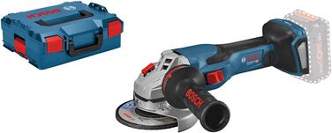 Кутова шліфувальна машина Bosch Professional 18 В System BITURBO GWS 18V-15 C (у комплекті монтажний фланець, захисний кожух, дода