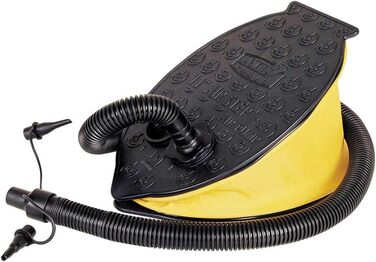 Надувний матрац Bestway, пляжне ліжко, 193 x 142 см (різнокольоровий ножний насос)