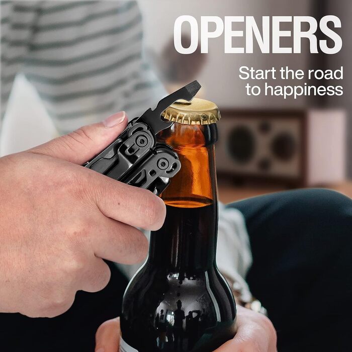 Мультитул 23 в 1 з подарунковою коробкою преміум-класу, Викрутка Пила Викрутка Відкривачка Плоскогубці Відкривачка для пляшок Кемп