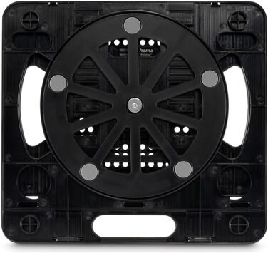 Підставка для ноутбука Hama з поворотом на 360, 8 рівнями нахилу, для ноутбуків до 15,6 дюймів (макс. 40 см), сумісна з ПК