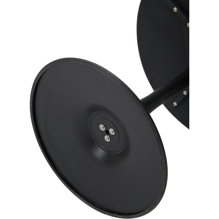 Чорний сучасний круглий обідній стіл, круглий стіл 80 см, круглий обідній стіл, підходить для 2-4 осіб, підходить для кухні, вітальні, їдальні, чорний, 8075 см, 80