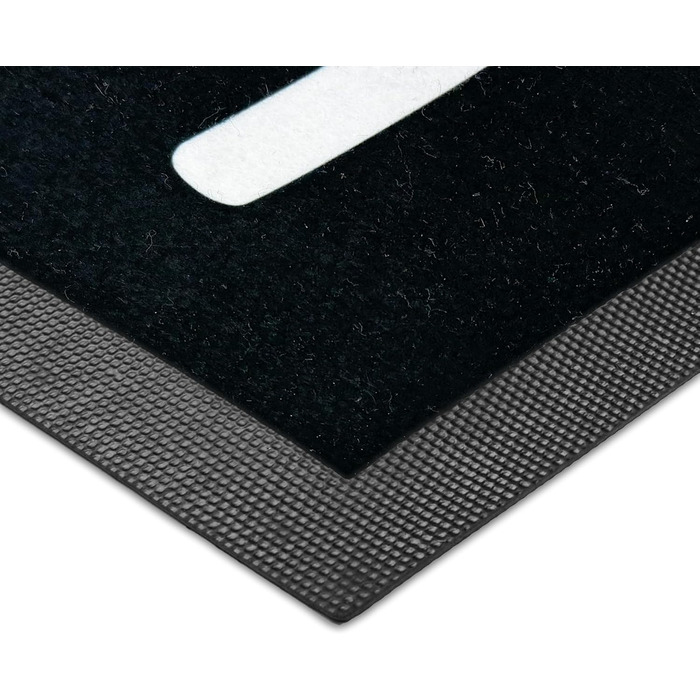 Унікальний та персоналізований килимок для собак DEL M - Подарунок на новосілля для нової оселі - Подарунок для собаки на переїзд - Килимок для вхідних дверей - Килимок для бруду для використання в приміщенні - 60x40 см (1 собака)