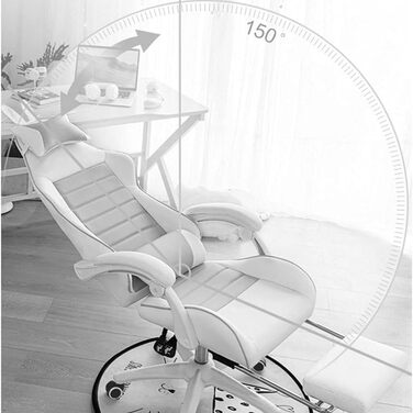 Ігрове крісло, комп&39ютерне крісло, крісло для домашнього офісу, крісло для інтернет-кафе, ігрове крісло зі спинкою, регульоване та обертове крісло