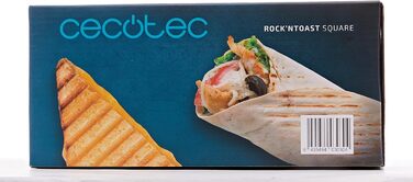 Бутербродниця з антипригарним покриттям, місткість на 2 сендвічі, поверхня гриля, ручка холодного дотику, кабельний ретривер, 750 Вт. 750 Вт Поверхня для гриля