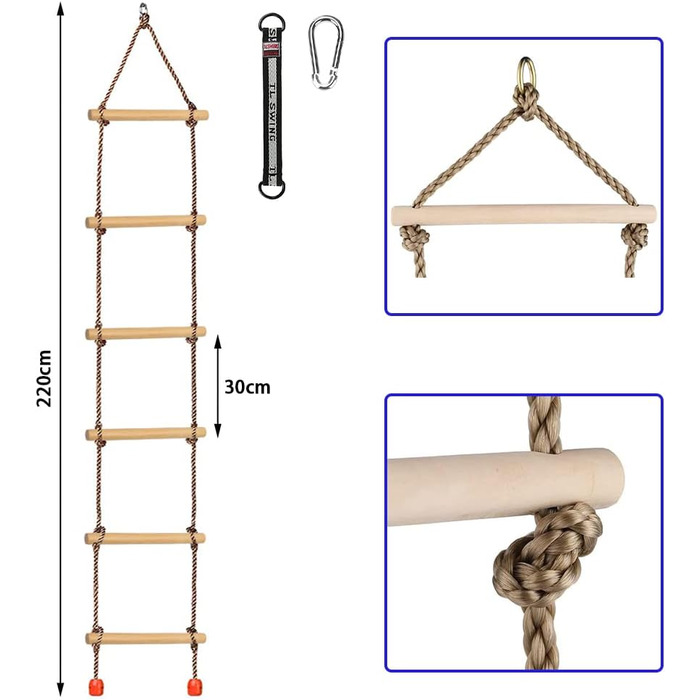 Багатофункціональна гойдалка-трапеція,Трапеція з пластиковими кільцями,Багатофункціональна дитяча дерев'яна трапеція,Трапеція з кі