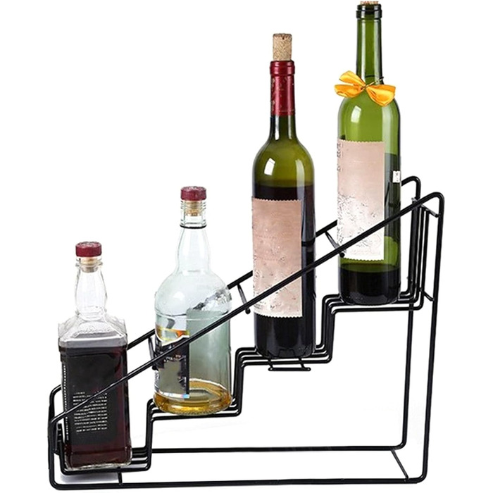 Триярусна підставка для спецій, шафа для спецій, багаторівневий кухонний органайзер для пляшок об&39ємом 750 мл та 1 л