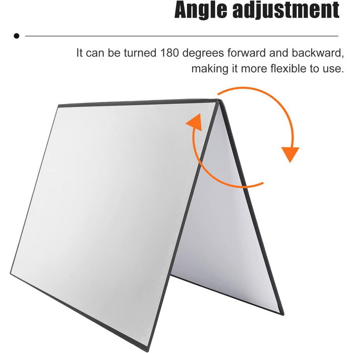 Картон, відбивач світла 3 в 1 Карта-рефлектор для фотографій Розмір A3 Складний рефлектор Картонна коробка Аксесуари для фотографії (сріблястий, білий і чорний)