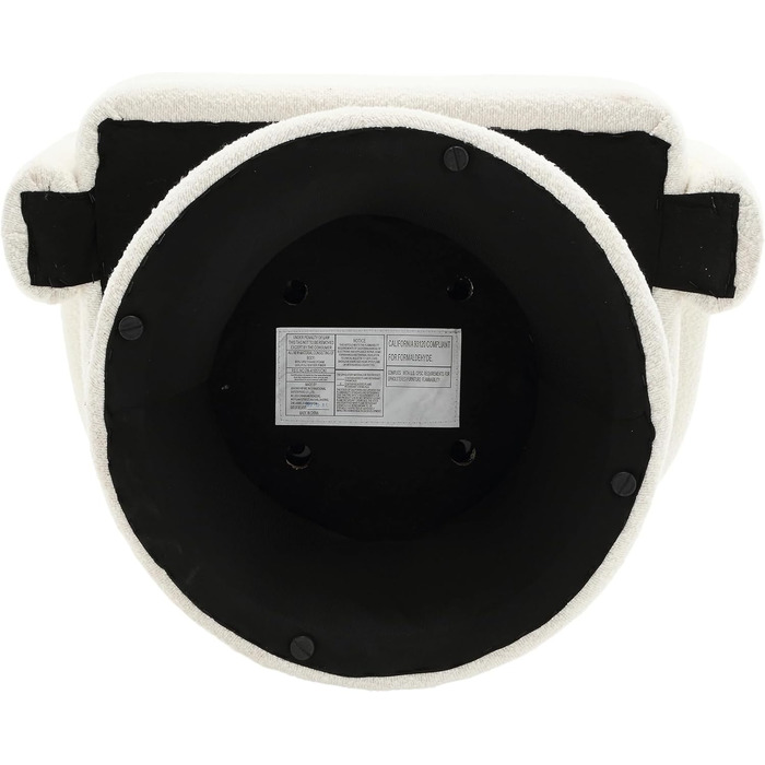 Обертові на 360 градусів акцентні крісла у формі бочки, круглі крісла з широкою оббивкою, крісло з плюшевої тканини для вітальні, спальні, офісу, зали очікування (бежевий)