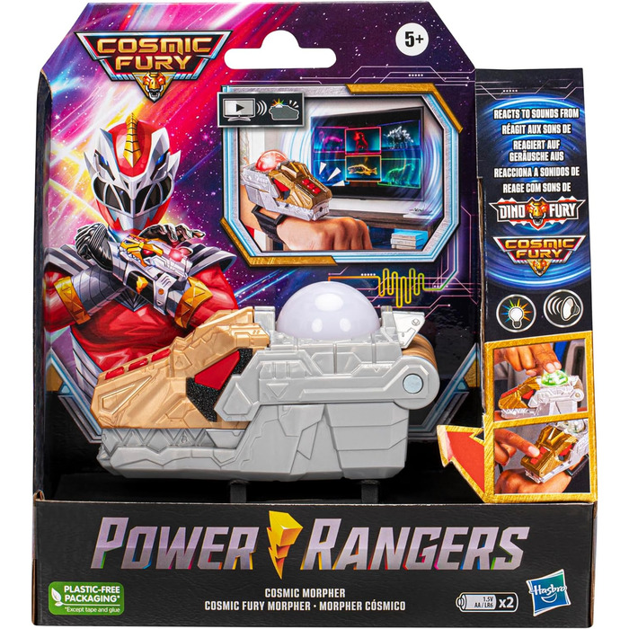 Морфер Power Rangers Cosmic Fury Космічна лють, електронне сканування звуку, костюм супергероя, рольова іграшка, 5.