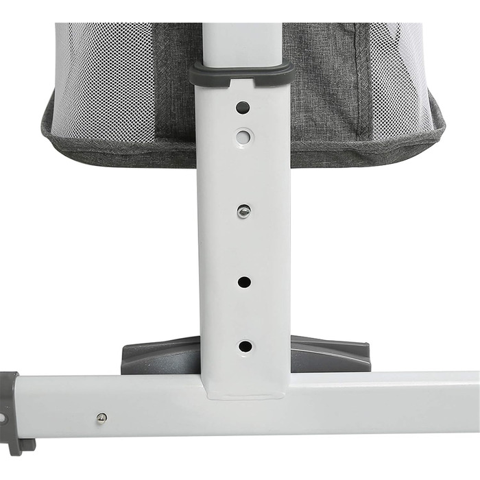 Дитяче ліжечко Side-by-Side, регульоване по висоті, мобільне, з функцією зберігання, з москітною сіткою