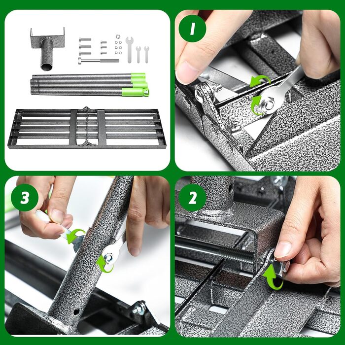 Гребінь для вирівнювання газону, 76x25 см, з регульованою ручкою 185 см. Ідеально підходить для саду, подвір'я та гольф-поля Легко вирівнює поверхні з ґрунту, піску та глини.