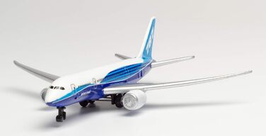 Одномісний літак Boeing 787 малого масштабу, модель літака, іграшкова мініатюрна модель з металу та пластику - для дітей віком від 3 років