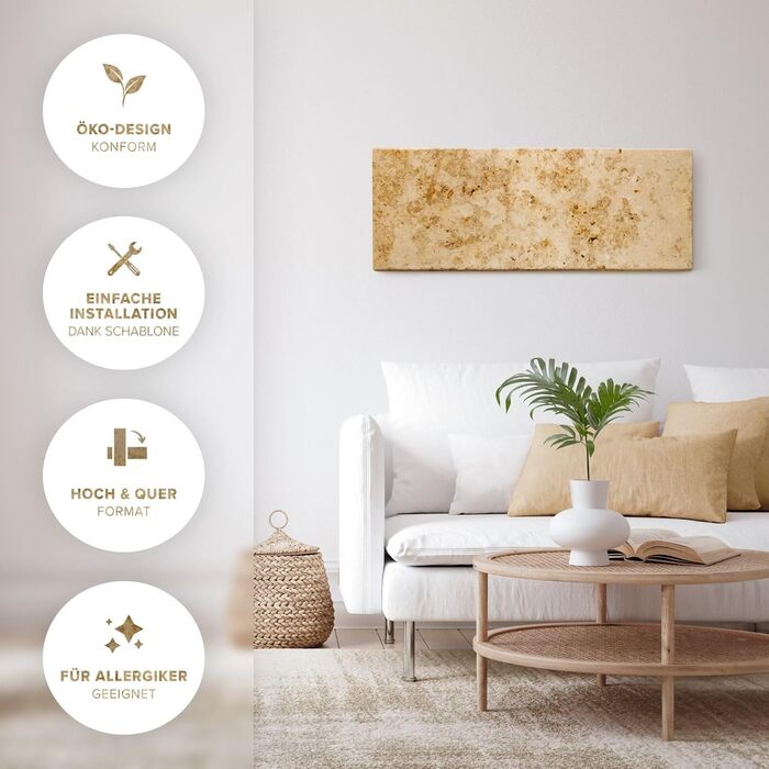 Мармуровий інфрачервоний обігрівач з цифровим термостатом 800 Вт Енергозберігаючий мармуровий інфрачервоний настінний обігрівач 5-річна гарантія Зроблено в Німеччині (Lymonit B-класу, 800 Вт)