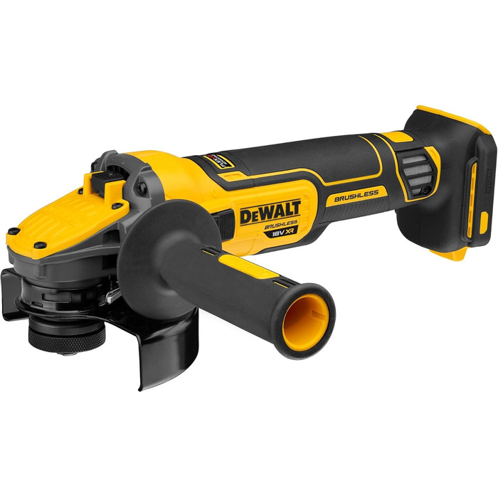 Акумуляторна кутова шліфувальна машина Dewalt 18V XR Flexvolt Advantage DCG409NT (125 мм, безщітковий двигун, електронне гальмо та