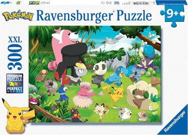 Дитячий пазл Ravensburger 13245 - Wild Pokmon - 300 елементів Пазл Pokmon XXL для дітей від 9 років, подарунки Pokmon