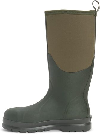 Чоботи Muck Boots унісекс, захисні гумові, сталеві, розмір 46 EU, зелені, мохові, шт.