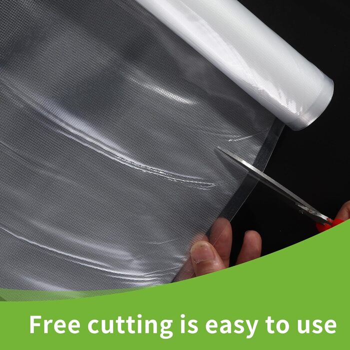 Вакуумний пакувальник Tallgoo Bag 9 рулонів вакуумної плівки для упаковки, вакуумний пакет для їжі, міцний і стійкий до розриву, без BPA, термозбіжна плівка для вакуумного пакувальника для всіх вакуумних пакувальників, киплячий і су-від, 15/20/28 x 300 см
