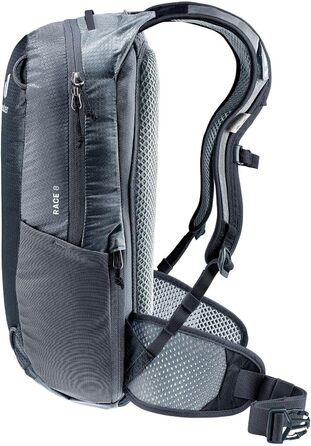 Велосипедний рюкзак Deuter Race 8 чорний, 8 л