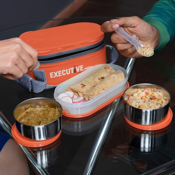 Набір контейнерів для обіду Milton Executive, 3 предмети, 260 мл, Помаранчевий