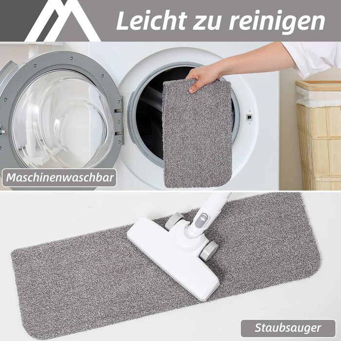 Самоклеючі сходинки з 4 предметів, 70x22 см, Килим для сходів, що ріжеться, Можна прати в пральній машині, 100 поліестер, основа з TPE, безпечні для дітей, людей похилого віку та домашніх тварин, сірі