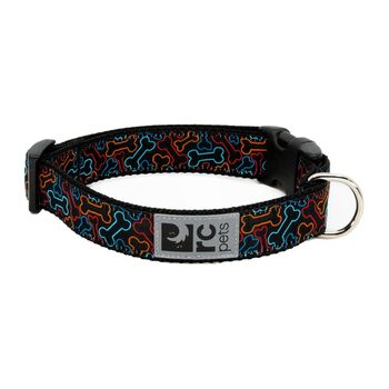 Нашийник для собак RC Pet Products, 1,3 см, регульований, Середній розмір - Ширина 1, Кістка Середній розмір - Ширина 1 Кістка