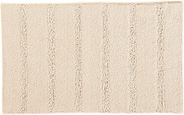 Килимок для ванної Kleine Wolke Monrovia, 70x120 см, пісочно-бежевий 70 x 120 см (прямокутний) Пісочно-бежевий