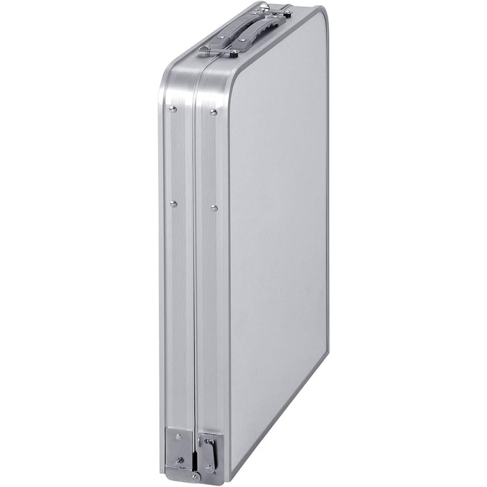 Портативний алюмінієвий розкладний стіл, 120 см, для вечірок, садів, барбекю, кемпінгу, 3 регульовані висоти, легкий алюмінієвий розкладний стіл для пікніків на свіжому повітрі, приготування їжі, розміри в розкладеному вигляді 120 x 60 x 70/62/55 см