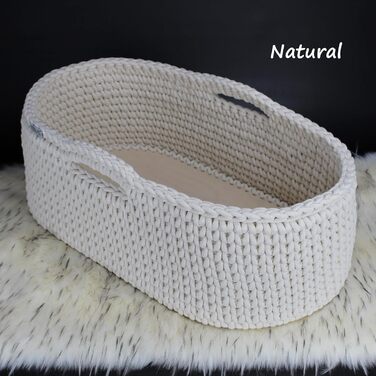 Кошик Moses для малюків, в&39язаний гачком, ексклюзивний дитячий кошик ручної роботи, мобільне дитяче ліжечко для новонароджених, вибір кольорів від 199.00