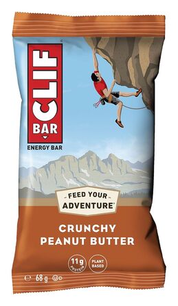 Енергетичний батончик Clif Bar з хрусткою арахісовою пастою, коробка з 12 батончиками (12 x 68 г) Old