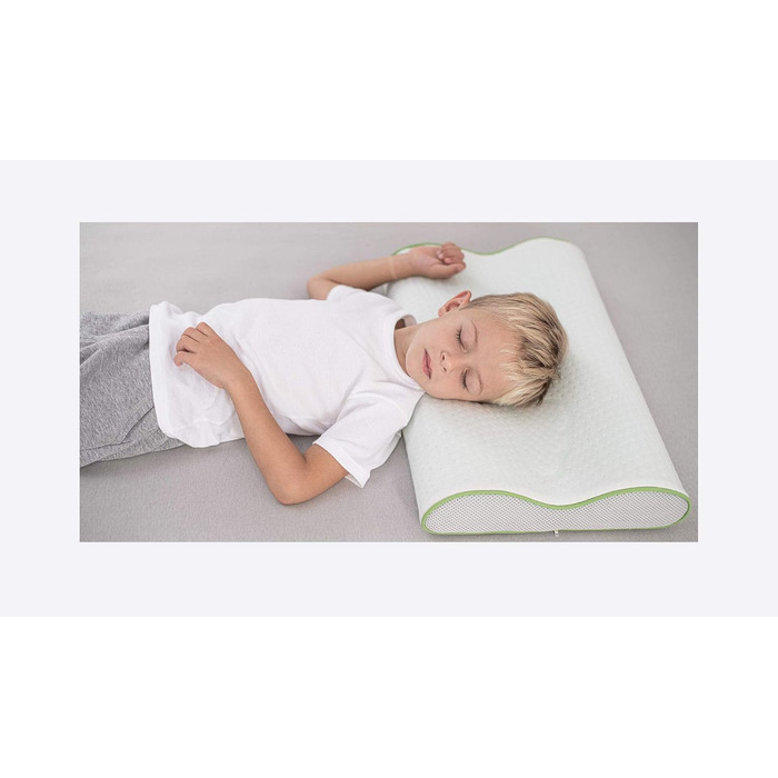 Дитяча подушка Trumeland T065101 Premium - дихаюча і зростаюча подушка, поліестер, для рівномірного розподілу тиску і оптимальної