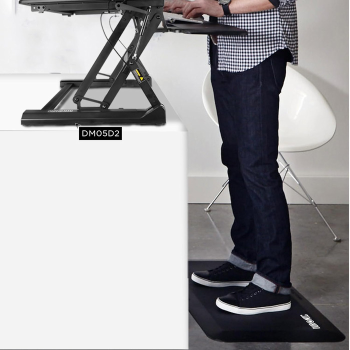 Килимок для робочого місця Duronic DM-MAT1, 81 x 51 см, килимок для роботи стоячи, килимок для столу, килимок проти втоми для офісу та майстерні