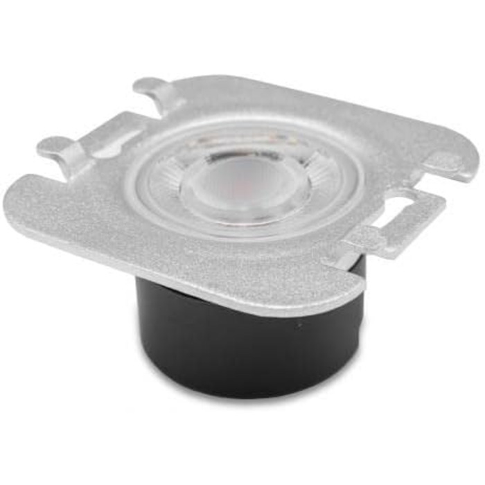 Світлодіодний світильник для сходів LongLife 230 В Сходинка Квадрат Білий - Нижня частина Колір світла Теплий білий 3000K 1,5 Вт О