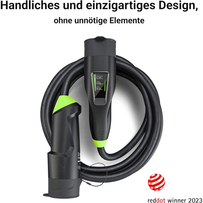 Електромобілі Мобільний зарядний пристрій Wallbox 11kW 7m EV Тип 2 до CEE 16A з додатком e-Car Домашня зарядка без Wallbox 2in1 Су