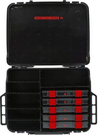 Чохол для рибальських снастей Mikado 2-47x34x19 см, чохол для рибальських снастей, 5 коробок